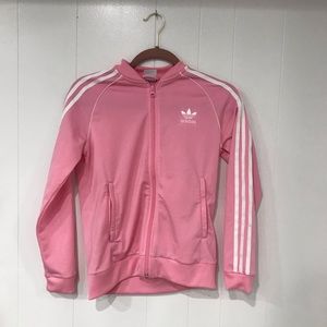 ADIDAS Pink Track Jacket (M)